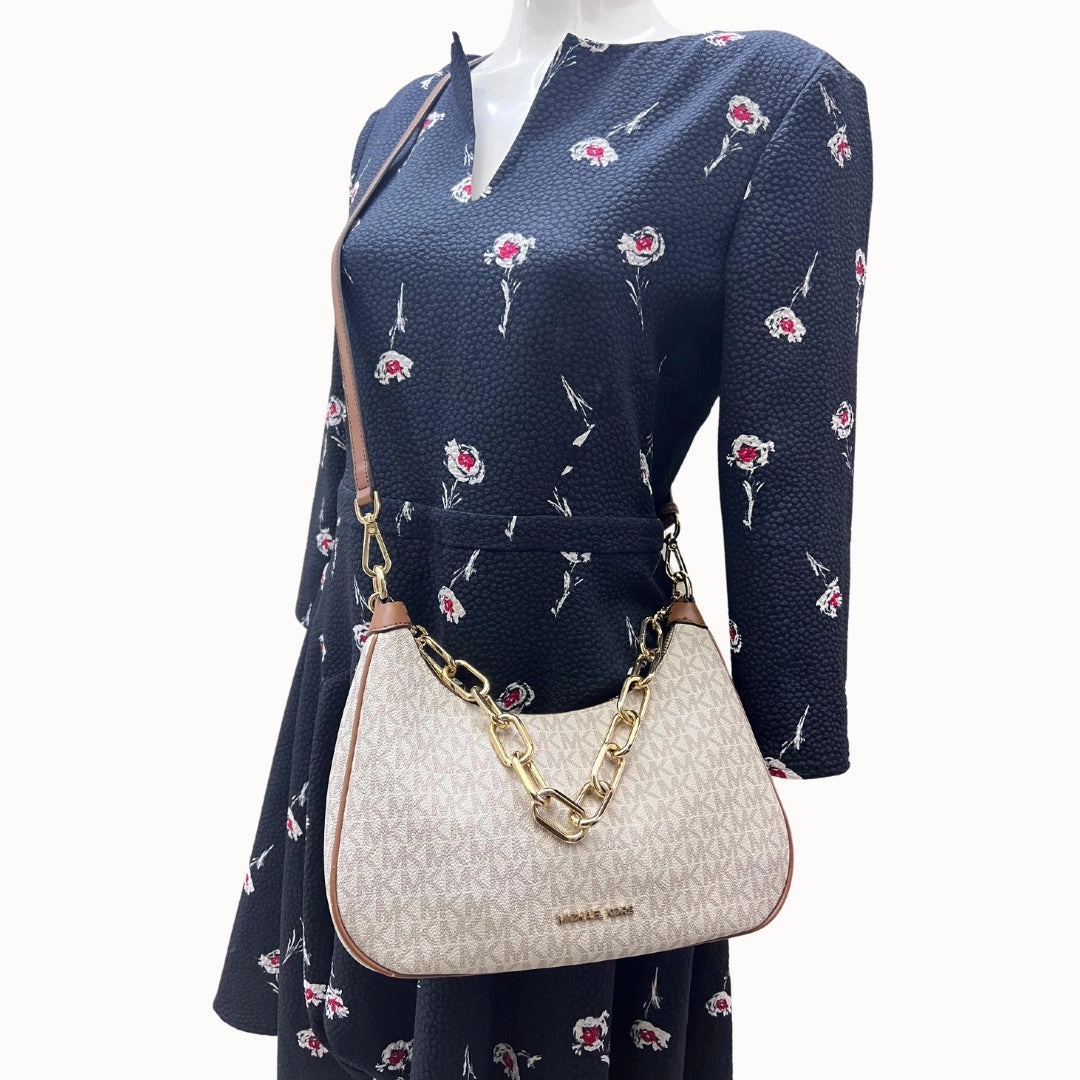 Michael Kors Cora Monogram Shoulder Bag