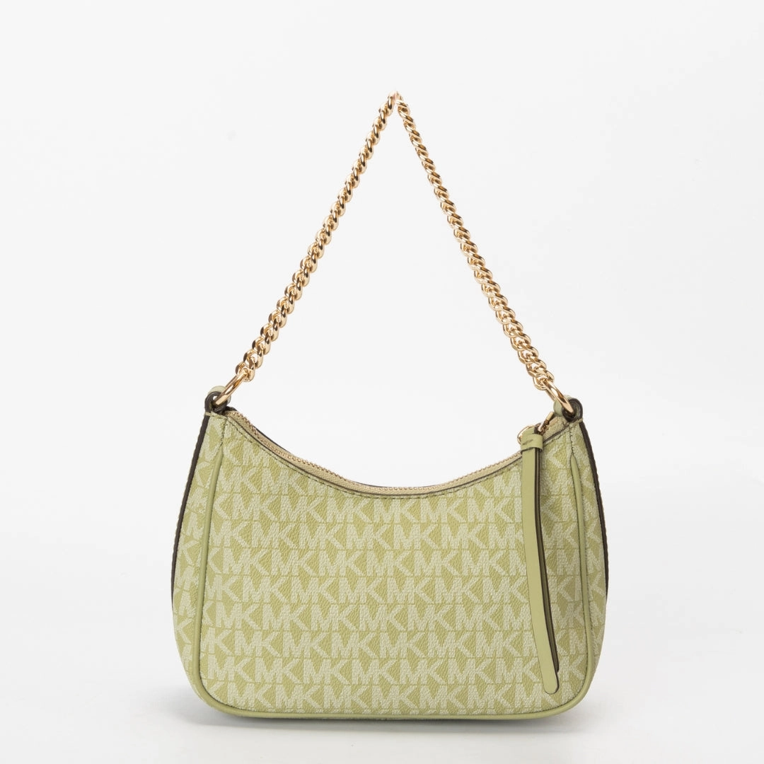 Michael Kors Green Jet Set Charm Logo Small Shoulder Bag