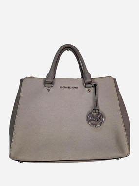 Michael Kors Grey Multi Compartment Handbag