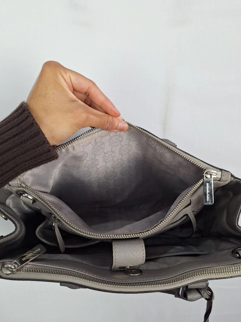 Michael Kors Grey Multi Compartment Handbag