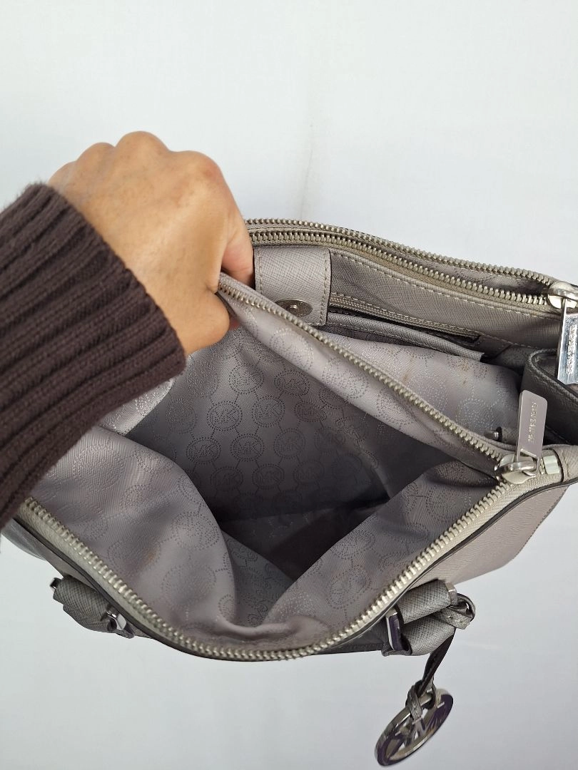 Michael Kors Grey Multi Compartment Handbag