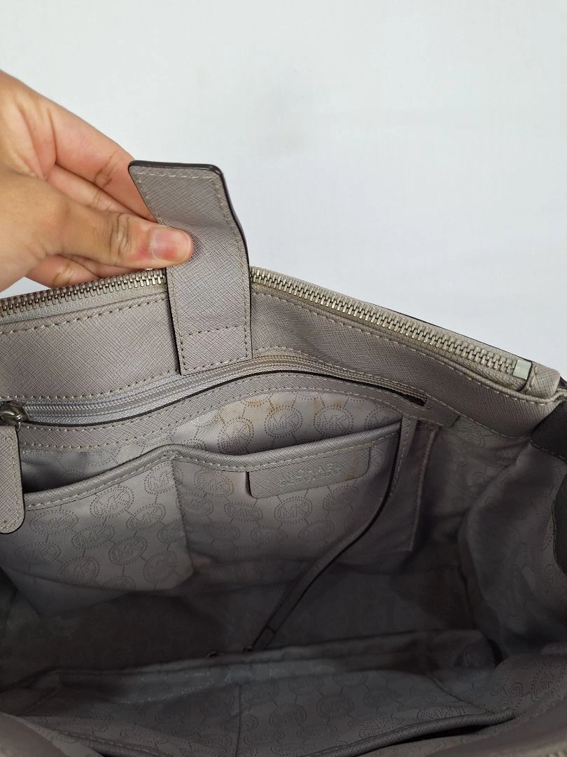 Michael Kors Grey Multi Compartment Handbag