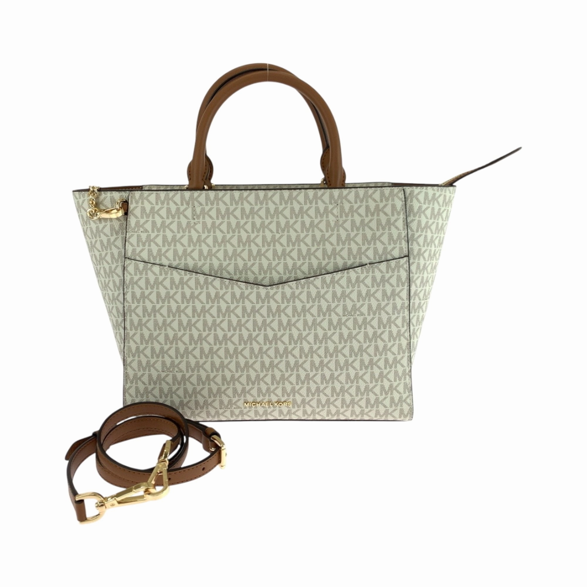Michael Kors ivory Pvc Handbag Shoulder Bag (Pre-Owned)