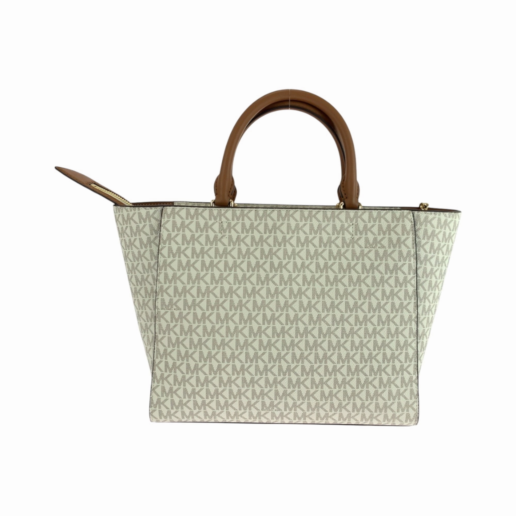 Michael Kors ivory Pvc Handbag Shoulder Bag (Pre-Owned)