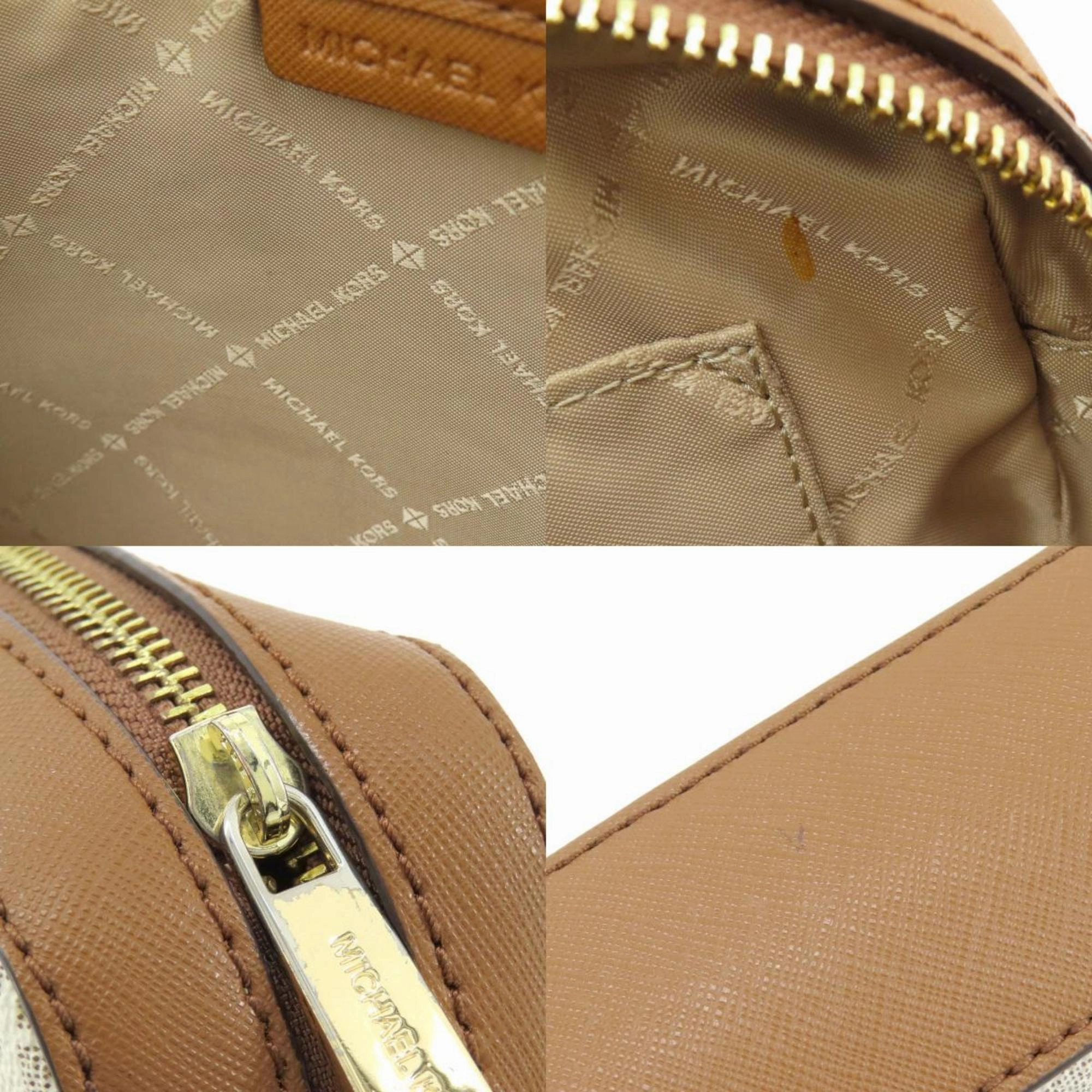 Michael Kors Jet Set Canvas Shoulder Bag (Pre-Owned)