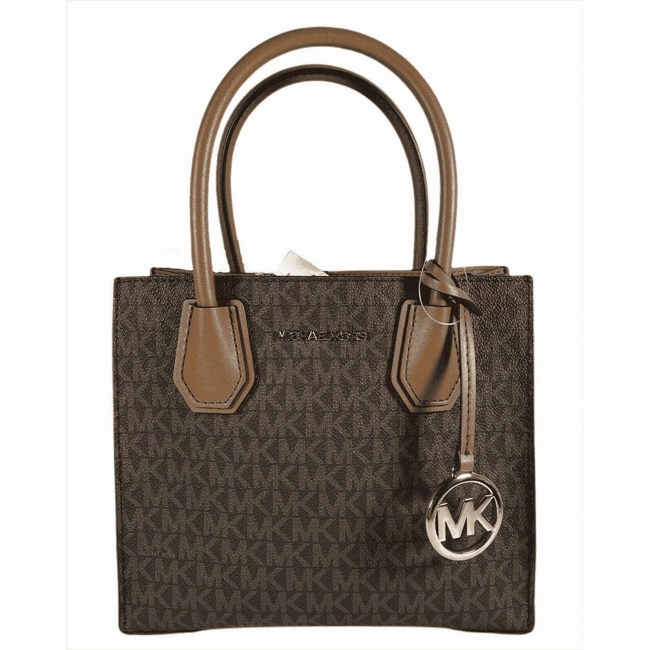 Michael Kors Mercer Medium Brown Leather Messenger Bag
