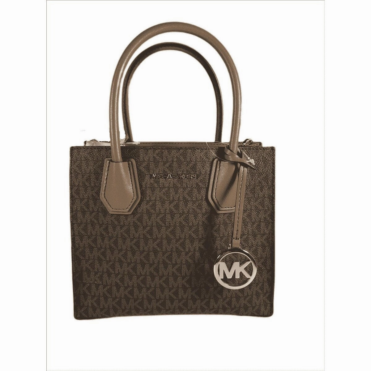 Michael Kors Mercer Medium Brown Leather Messenger Bag