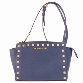 Michael Kors Selma  Leather Shoulder Bag (Pre-Owned)