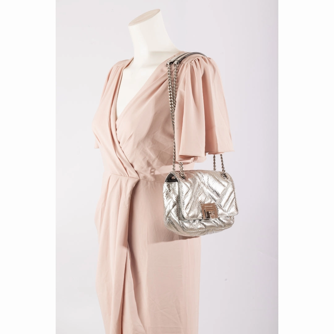 Michael Kors Vivianne Leather Flap Shoulder Bag