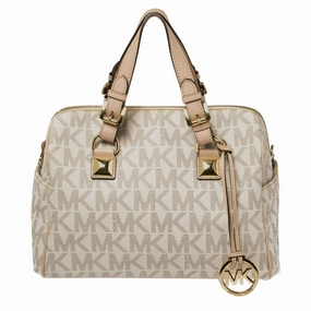 Michael Michael Kors Grayson Small Empire Signature Logo Duffel Crossbody Bag