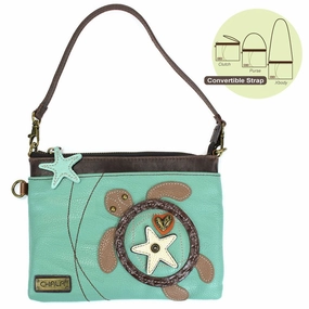 Mini Crossbody - Sea Turtle (Teal)