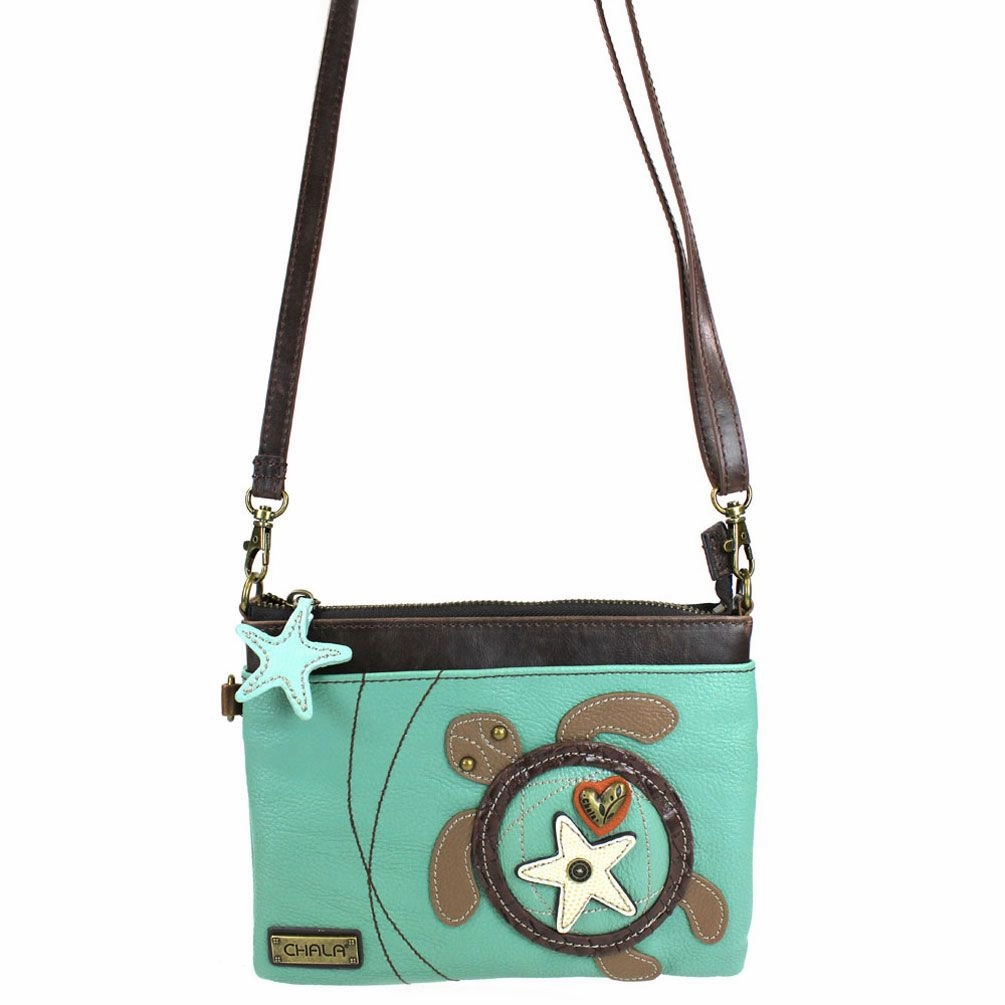 Mini Crossbody - Sea Turtle (Teal)