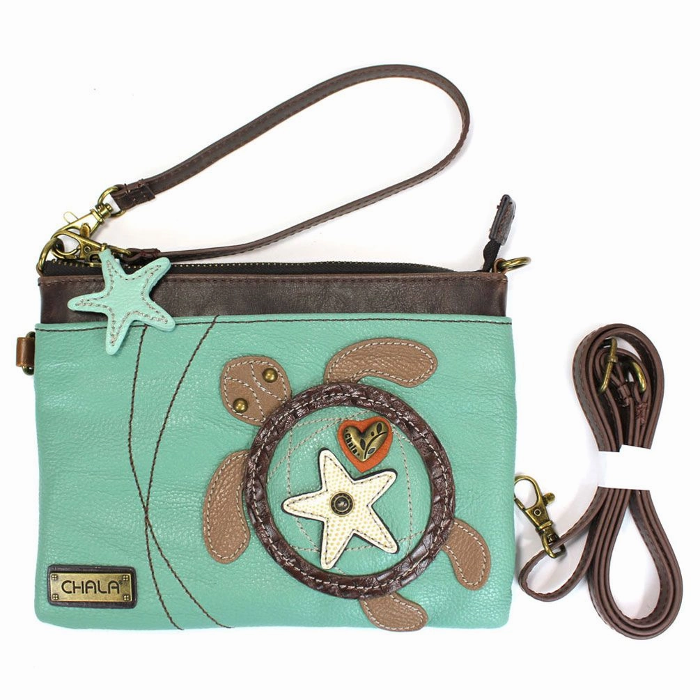 Mini Crossbody - Sea Turtle (Teal)
