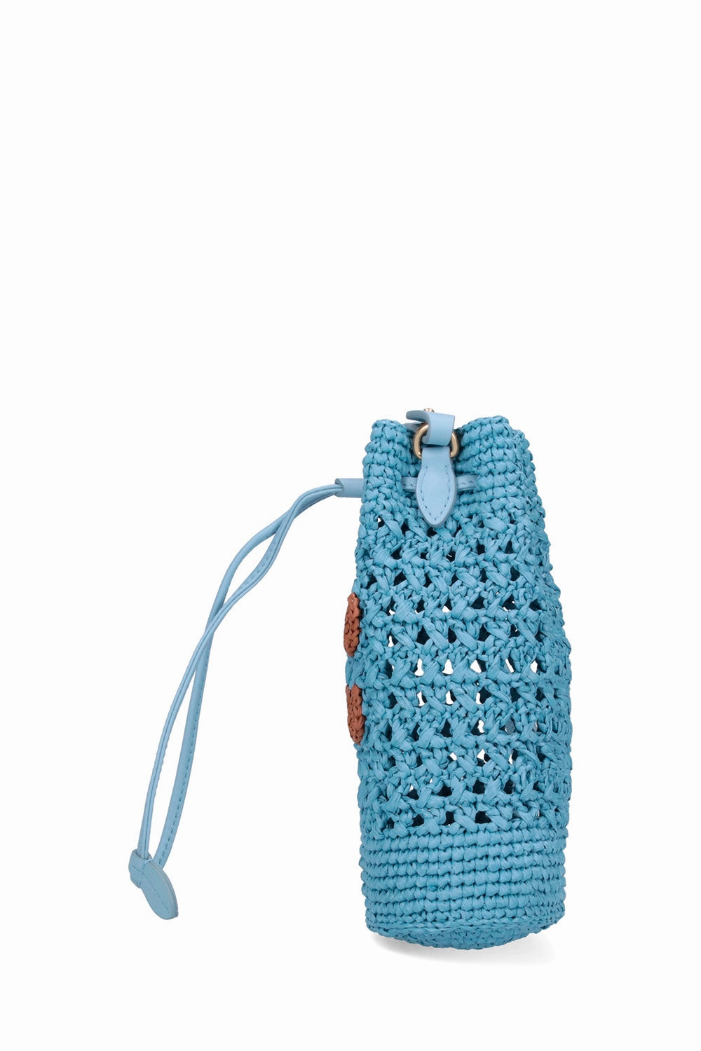 Mini Logo-Appliqu Interwoven Shoulder Bag
