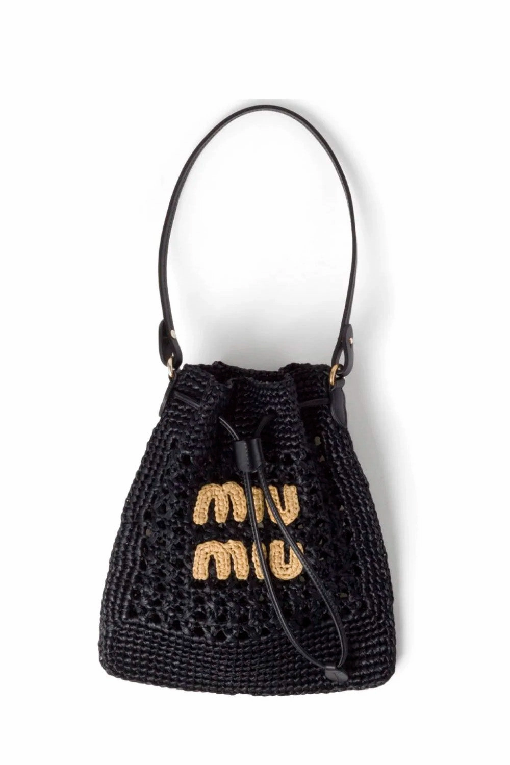 Mini Logo-Appliqu Interwoven Shoulder Bag