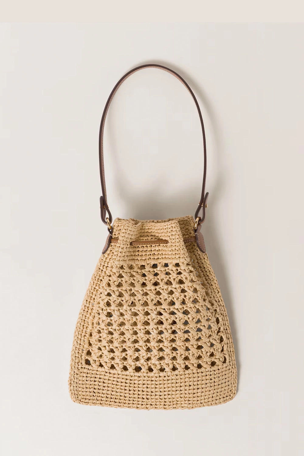 Mini Logo-Appliqu Interwoven Shoulder Bag