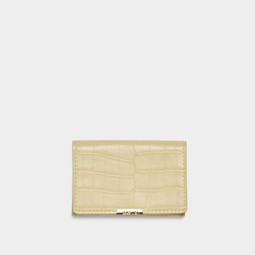 MINI-ME WALLET BUTTER YELLOW CROCO STELLA