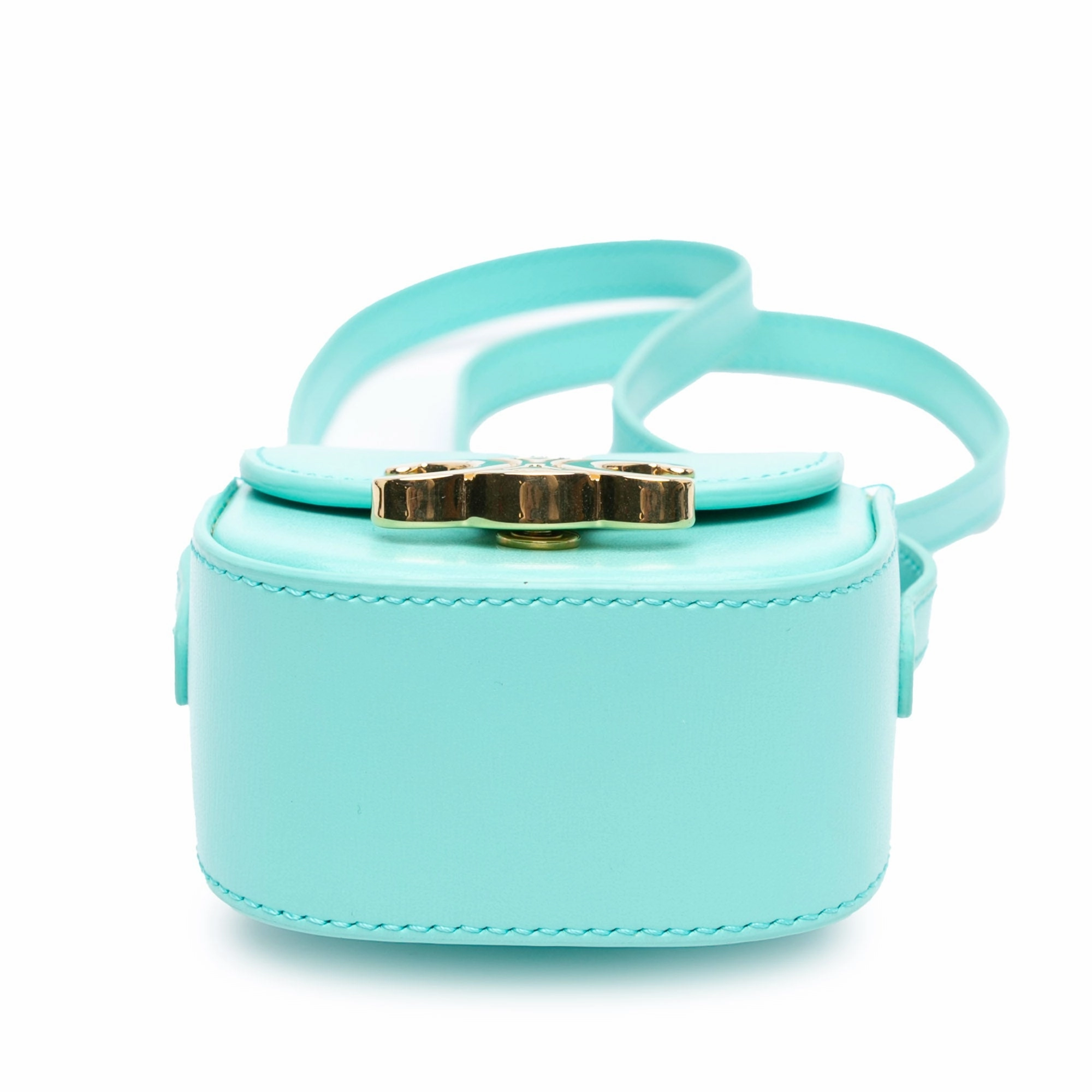 Mini Shiny Calfskin Triomphe Crossbody
