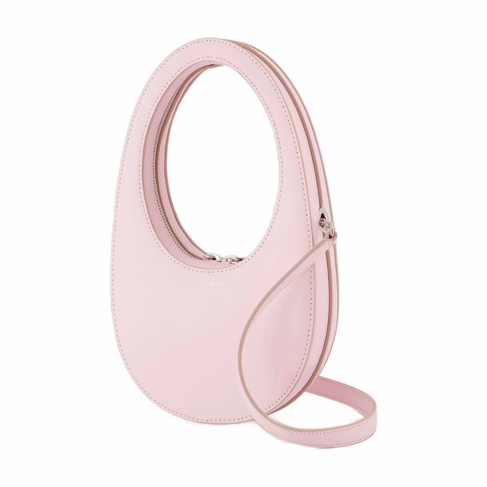 Mini Swipe Crossbody - Leather - Pink