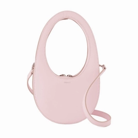 Mini Swipe Crossbody - Leather - Pink