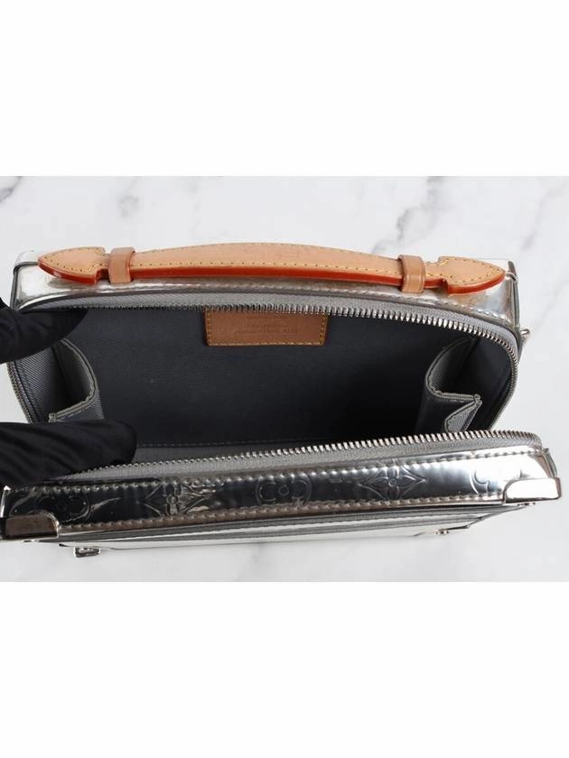 Mirror Monogram Handle Trunk Crossbody Bag