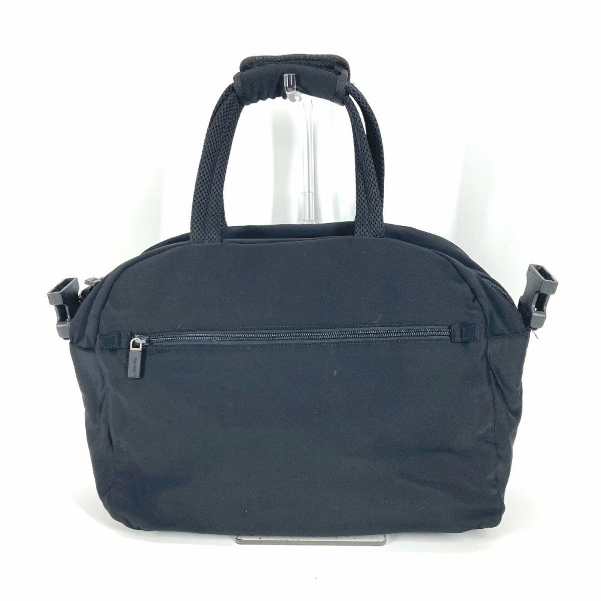Miu Miu Nylon Boston Bag Shoulder Bag (Pre-Owned)