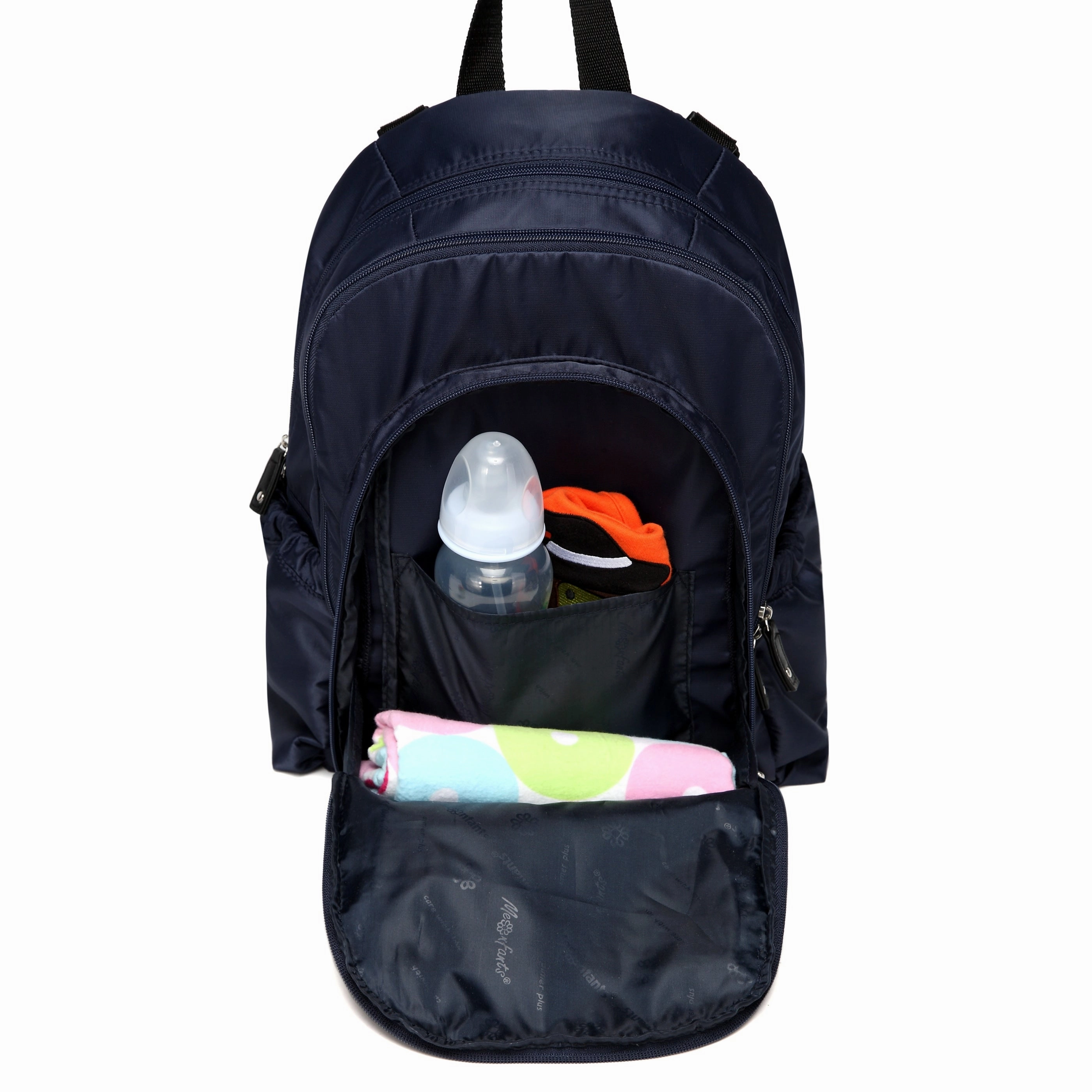 MKF Collection Christian Mes Enfants Multi-Pockets Microfiber Baby Bag Backpack Style