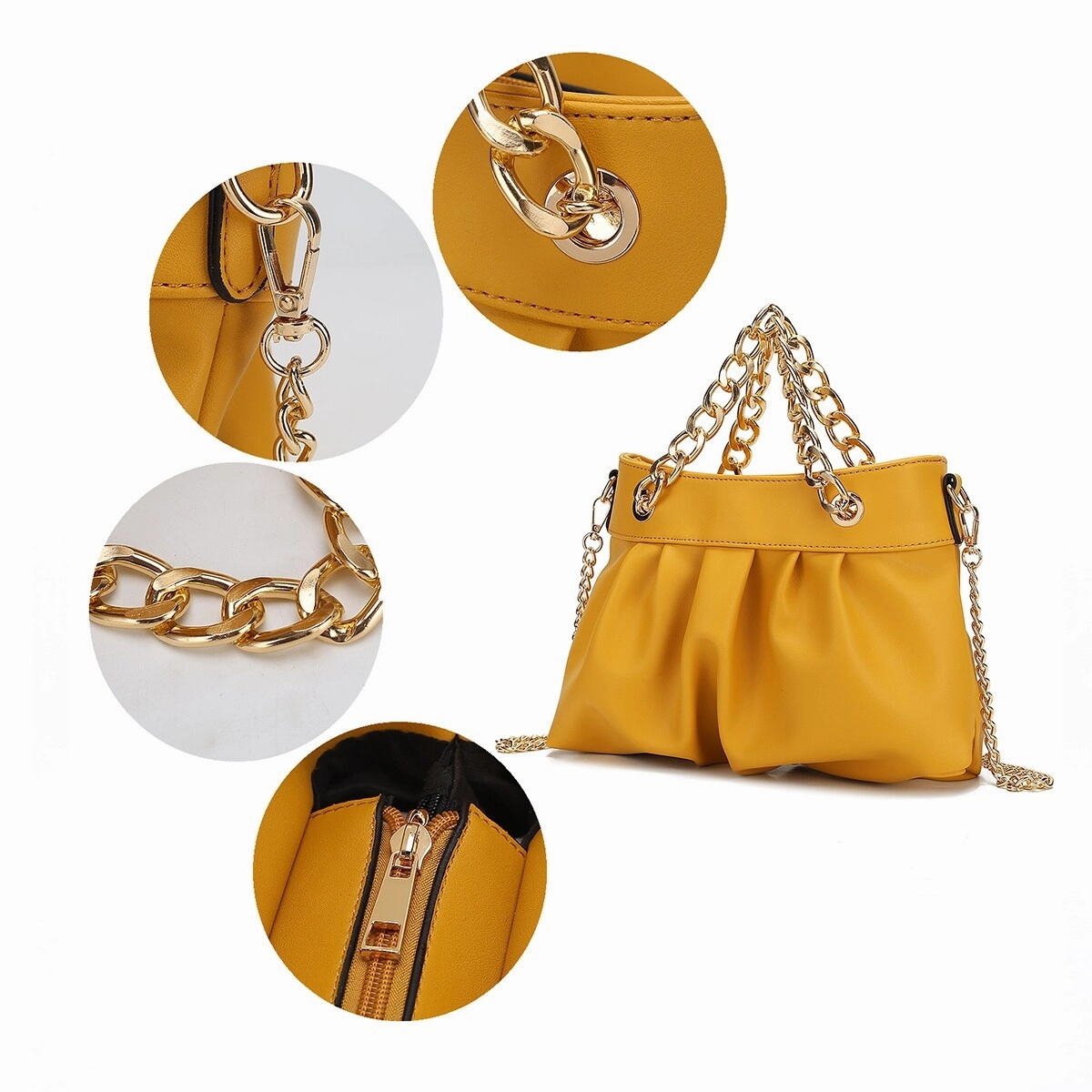MKF Collection Marvila Minimalist Vegan Leather Shoulder Bag by Mia K.