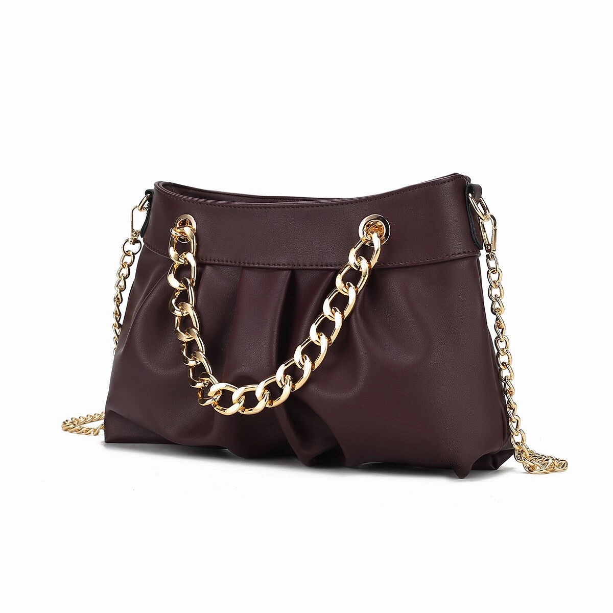 MKF Collection Marvila Minimalist Vegan Leather Shoulder Bag by Mia K.