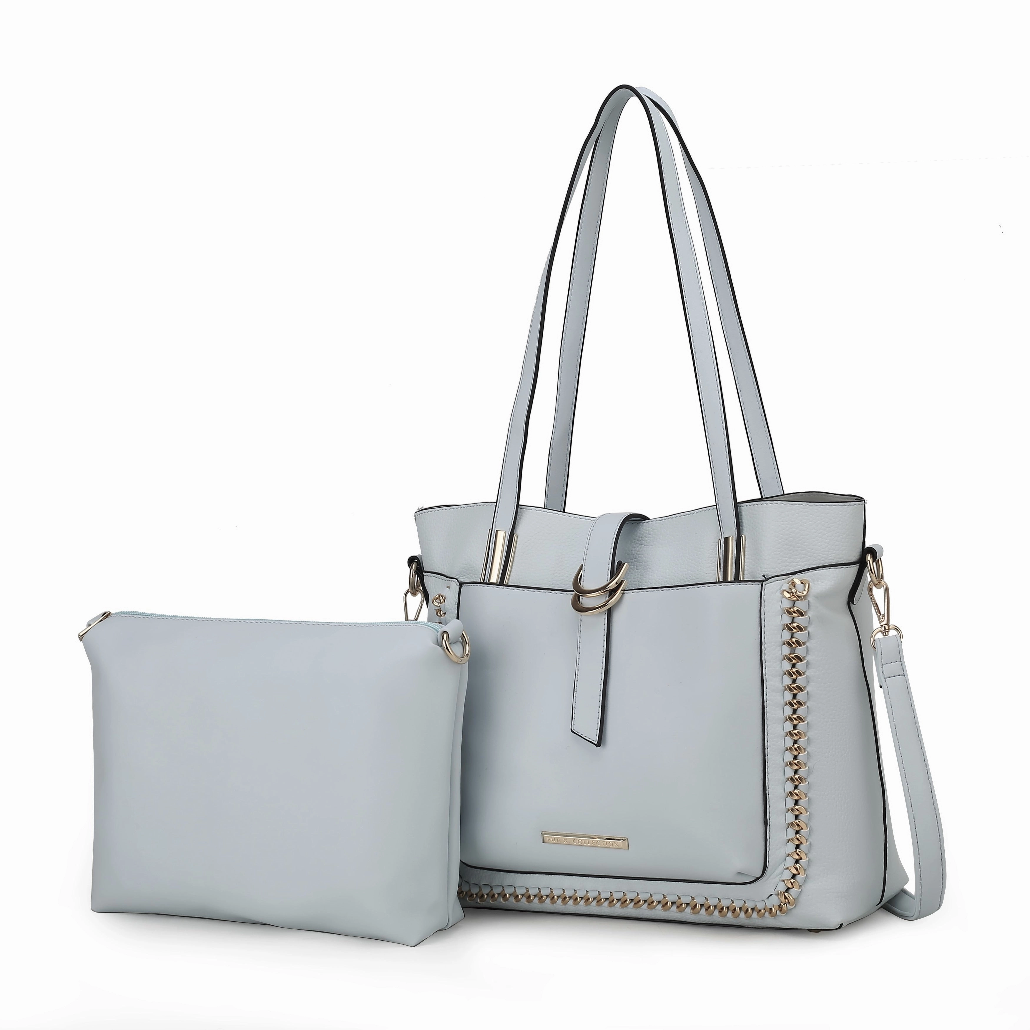 MKF Collection Raya Vegan Leather Women's Shoulder Bag 2 PCS by Mia K.