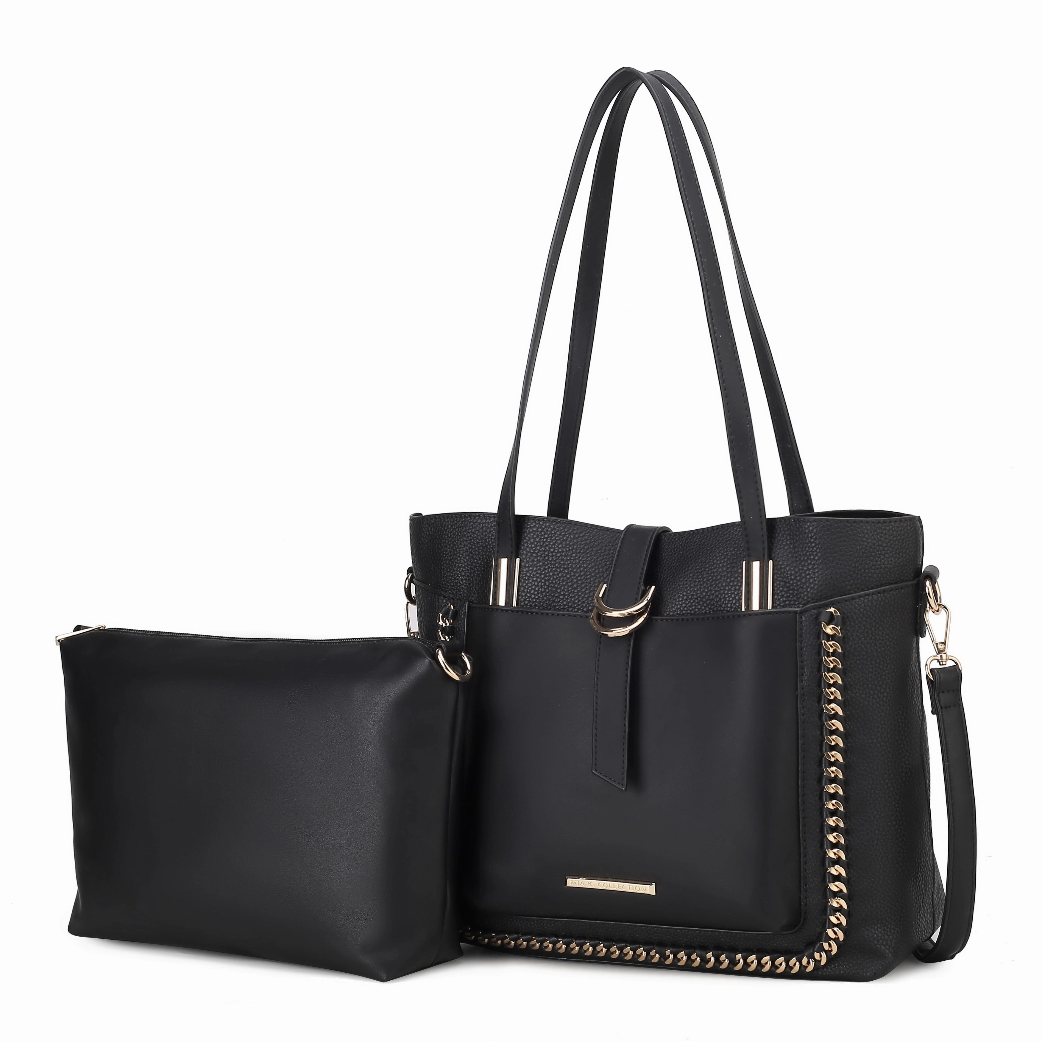 MKF Collection Raya Vegan Leather Women's Shoulder Bag 2 PCS by Mia K.