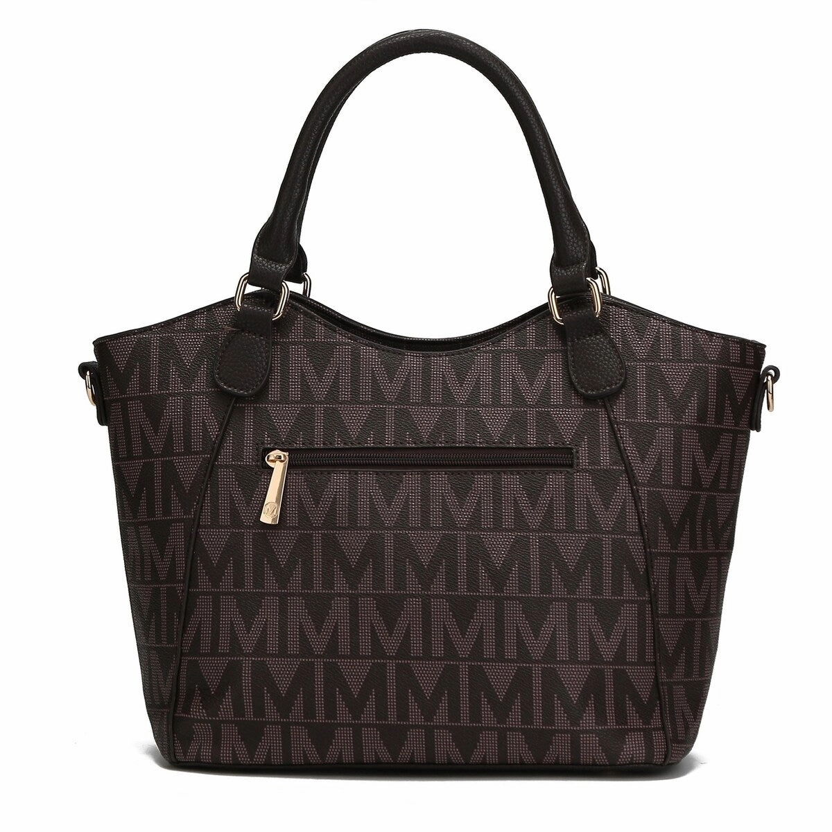Mkfcollection Fula Signature Shoulder Bag Vegan Leather Designer Handbag