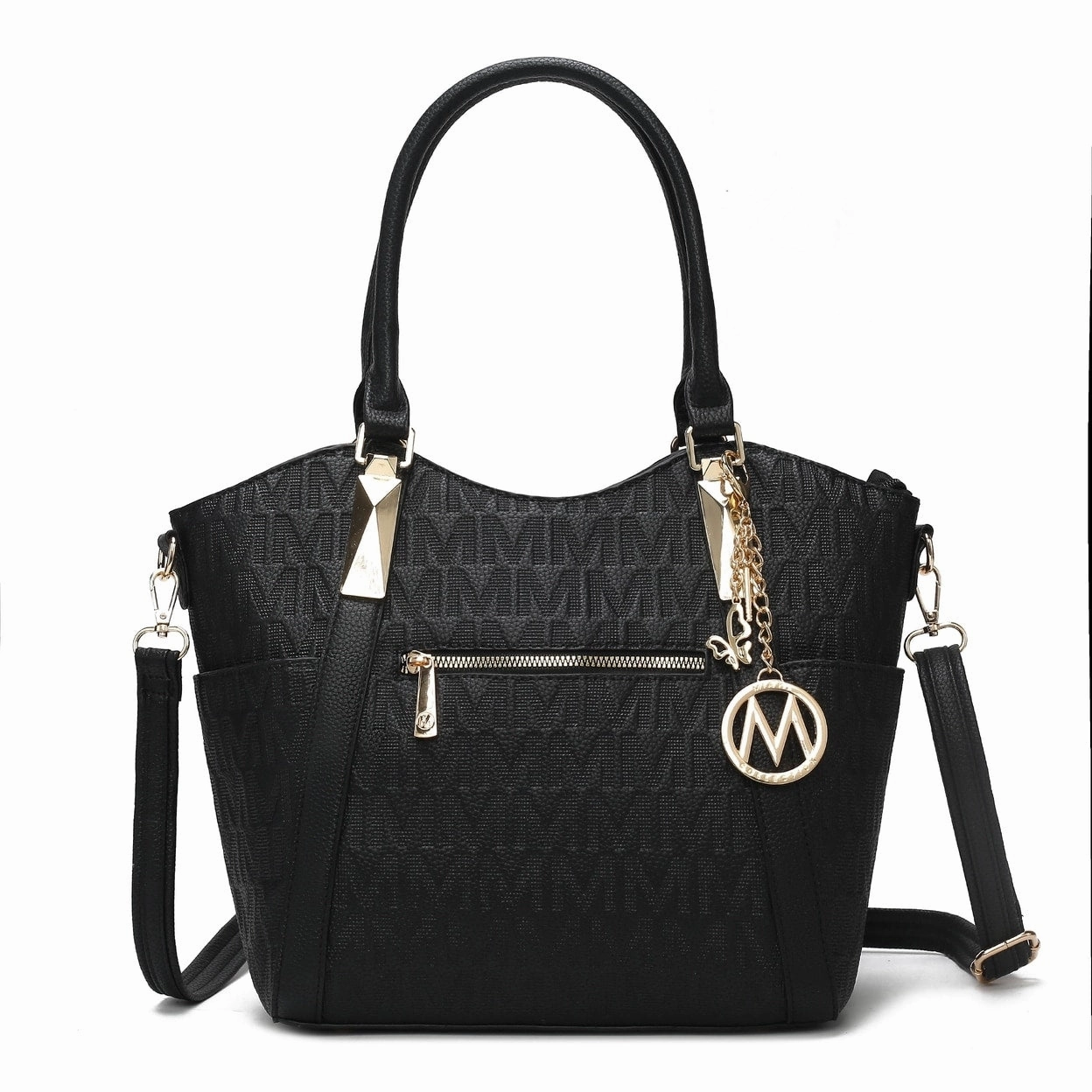Mkfcollection Hazel Signature Tote Bag Vegan Leather Designer Handbag