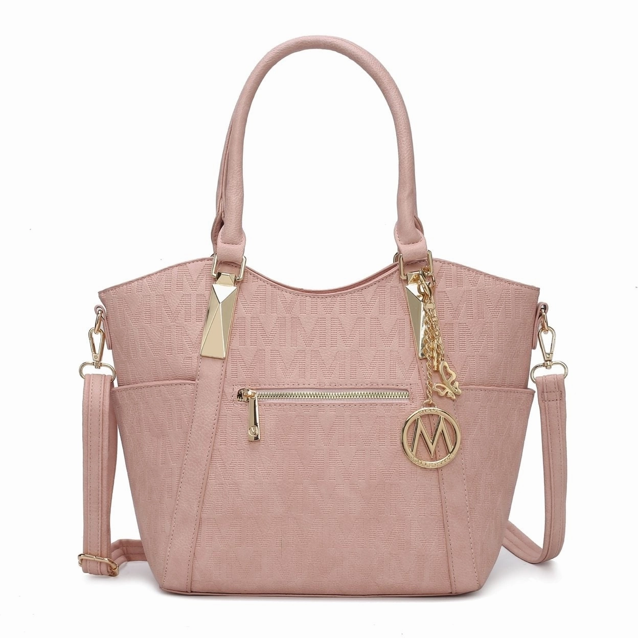 Mkfcollection Hazel Signature Tote Bag Vegan Leather Designer Handbag