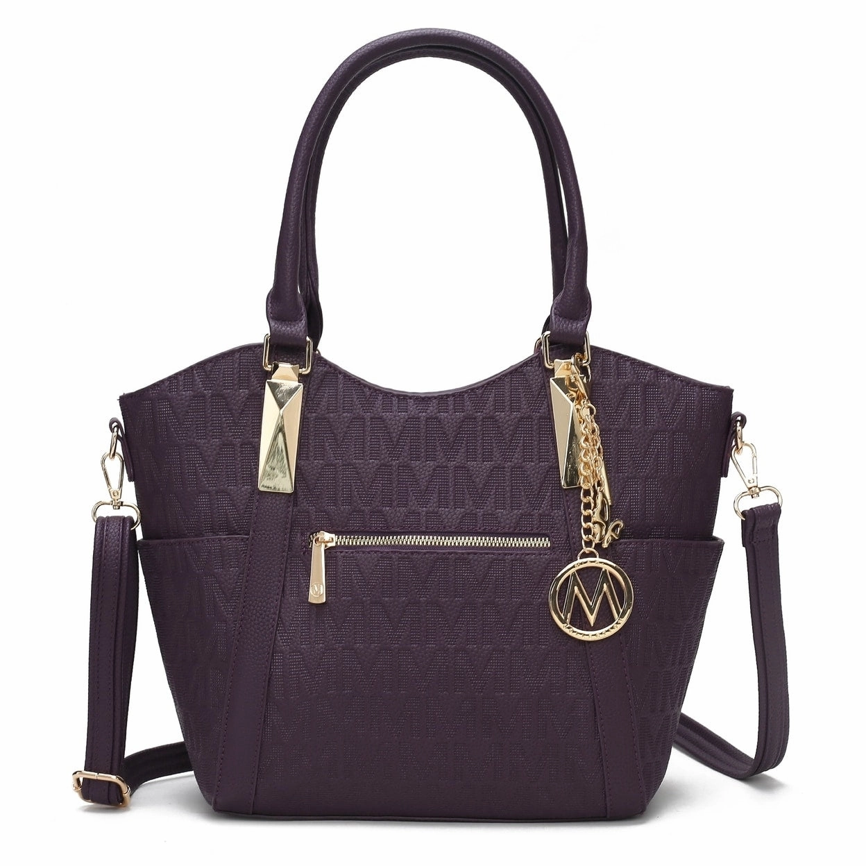 Mkfcollection Hazel Signature Tote Bag Vegan Leather Designer Handbag
