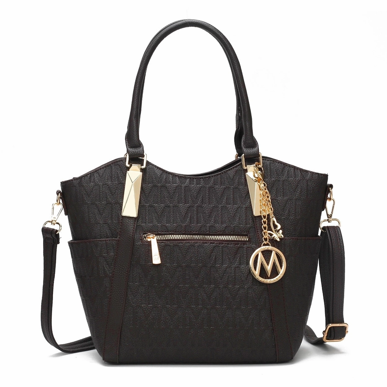Mkfcollection Hazel Signature Tote Bag Vegan Leather Designer Handbag