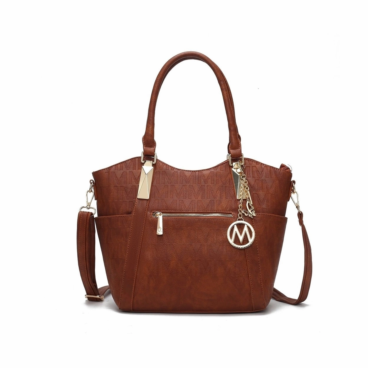 Mkfcollection Hazel Signature Tote Bag Vegan Leather Designer Handbag