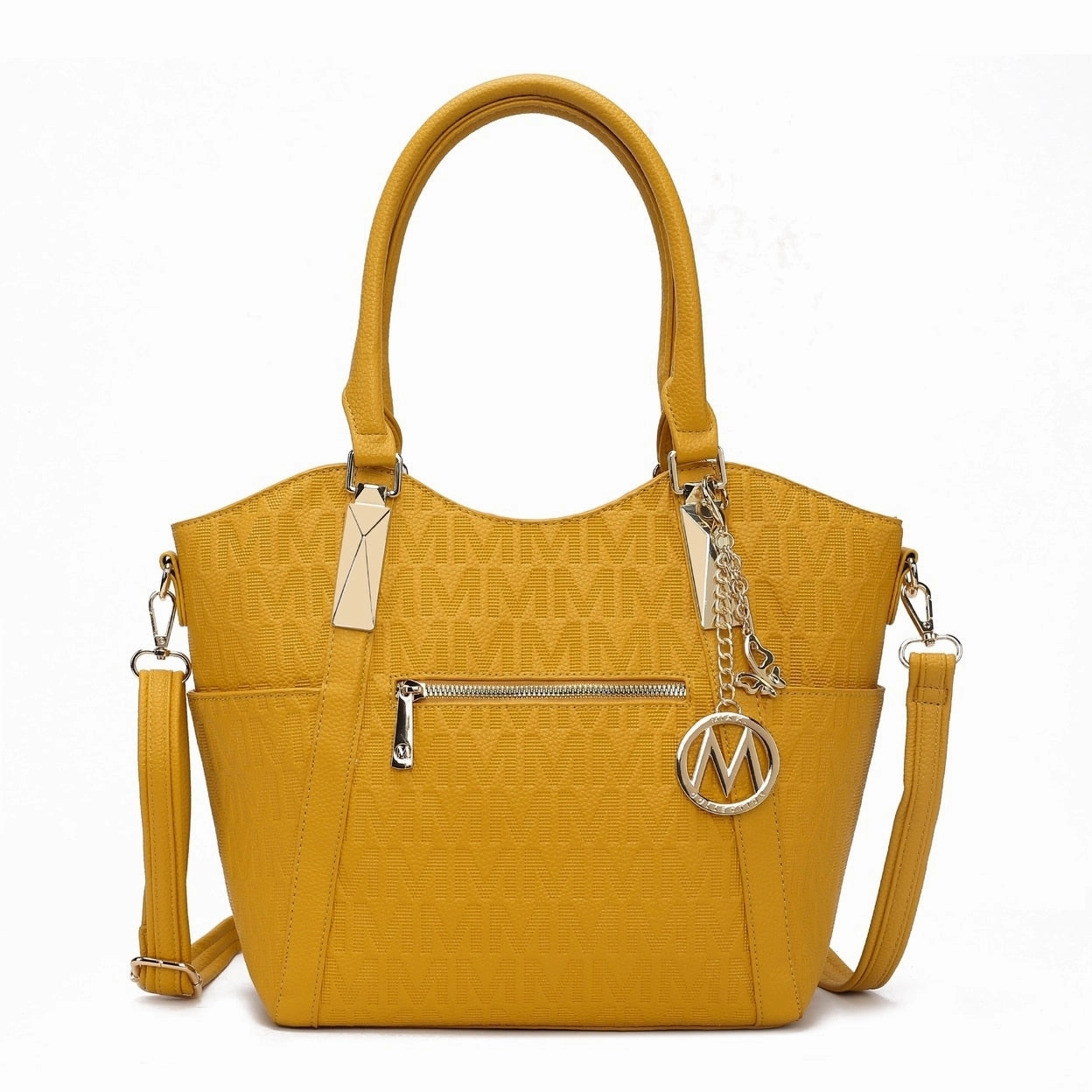 Mkfcollection Hazel Signature Tote Bag Vegan Leather Designer Handbag