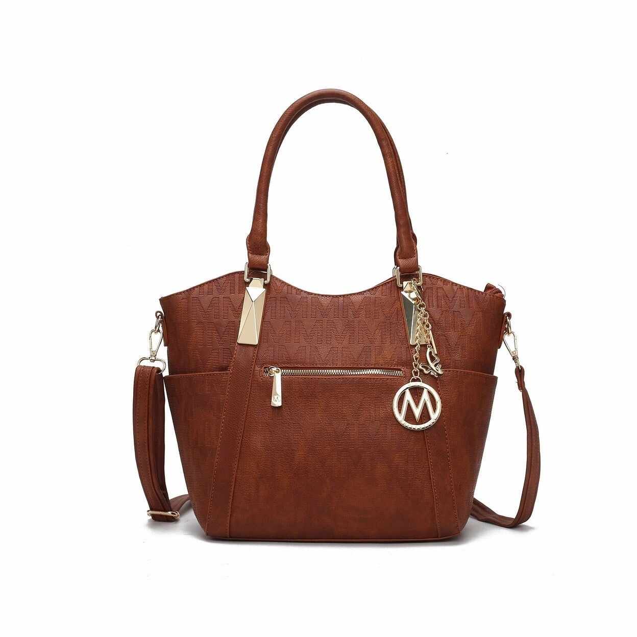 Mkfcollection Hazel Signature Tote Bag Vegan Leather Designer Handbag
