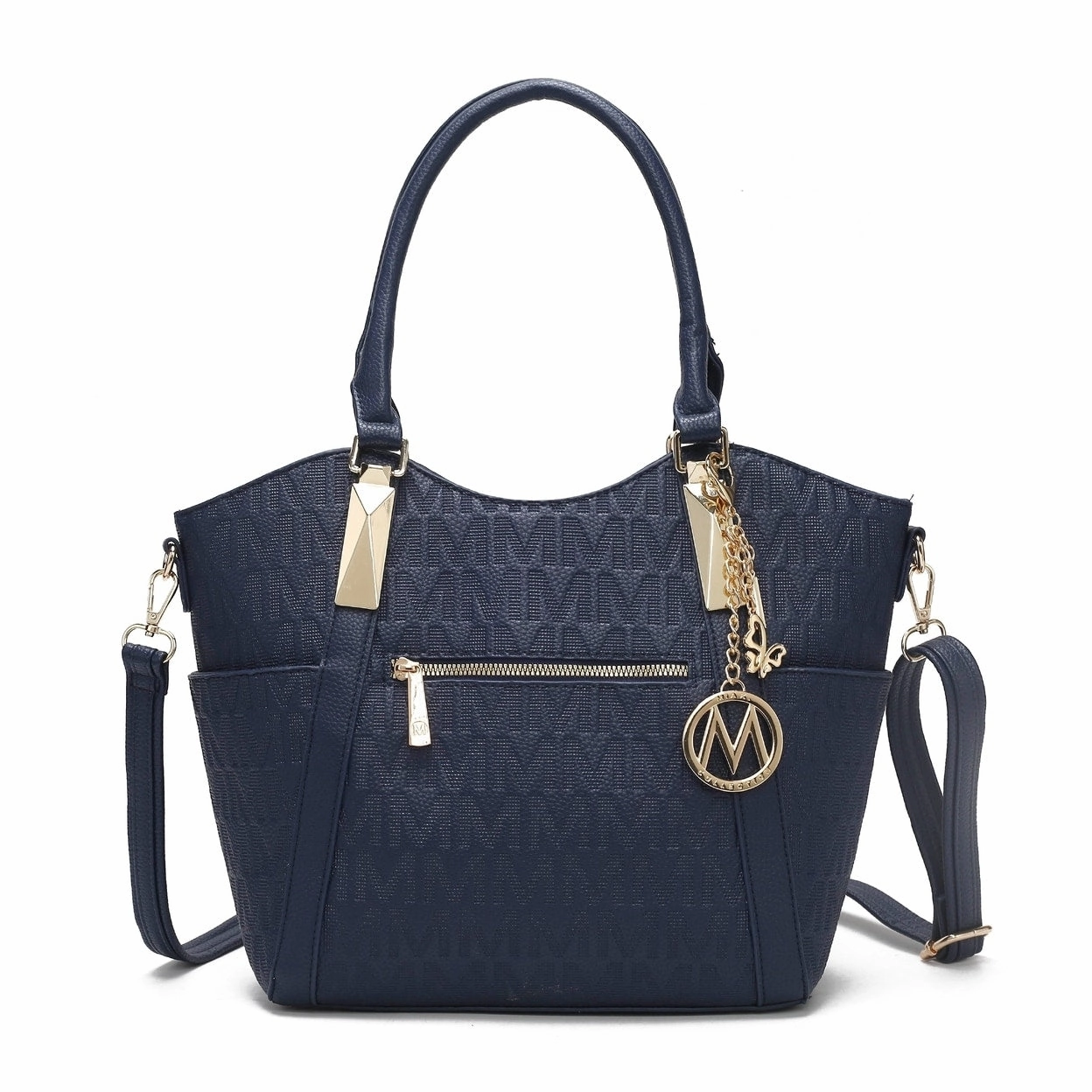 Mkfcollection Hazel Signature Tote Bag Vegan Leather Designer Handbag