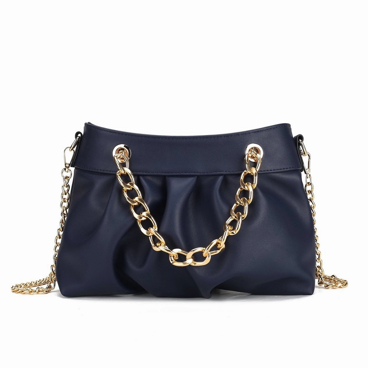 Mkfcollection Marvila Shoulder Bag Vegan Leather Designer Handbag