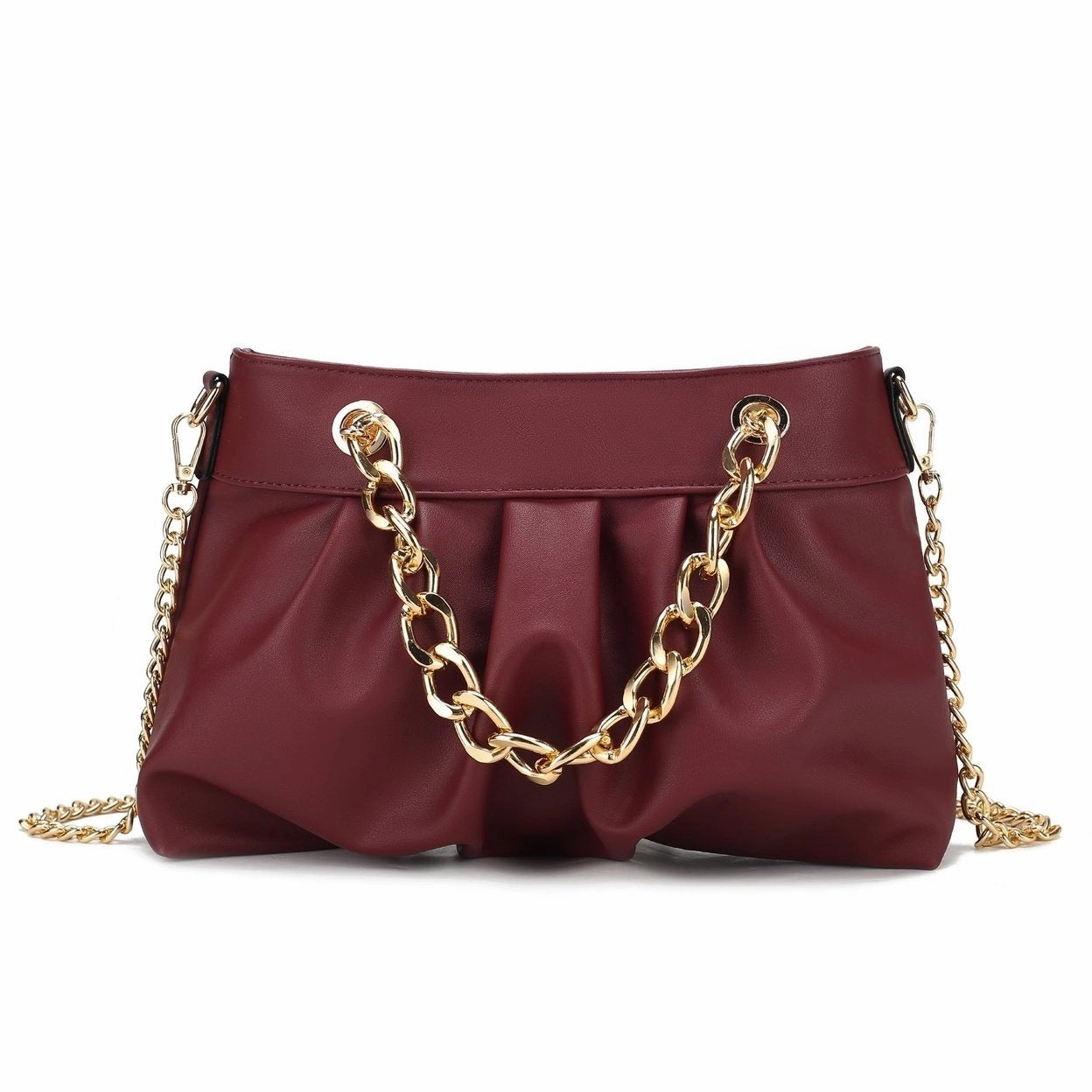 Mkfcollection Marvila Shoulder Bag Vegan Leather Designer Handbag