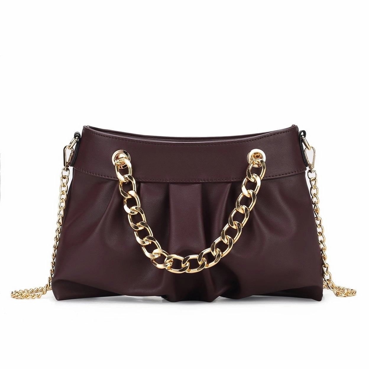 Mkfcollection Marvila Shoulder Bag Vegan Leather Designer Handbag