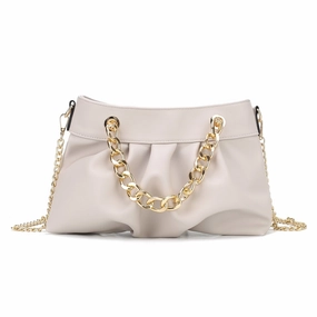 Mkfcollection Marvila Shoulder Bag Vegan Leather Designer Handbag