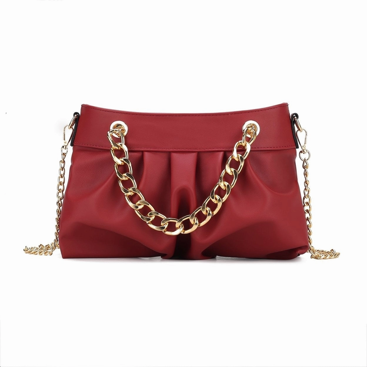 Mkfcollection Marvila Shoulder Bag Vegan Leather Designer Handbag
