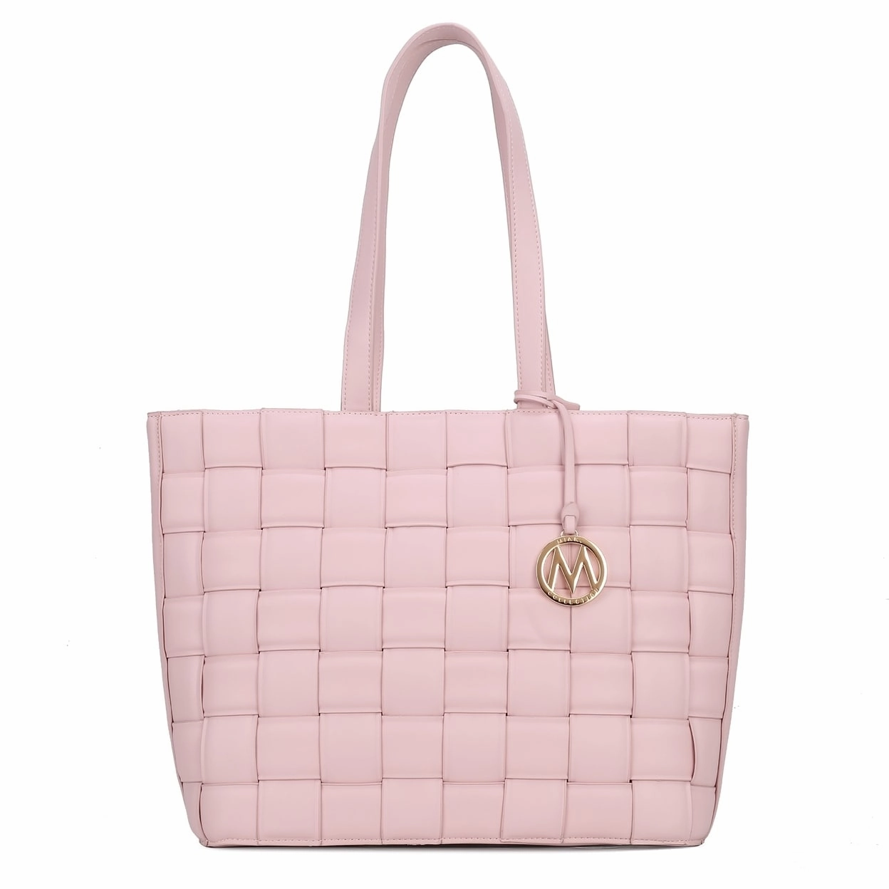 Mkfcollection Rowan Woven Tote Bag Vegan Leather Designer Handbag