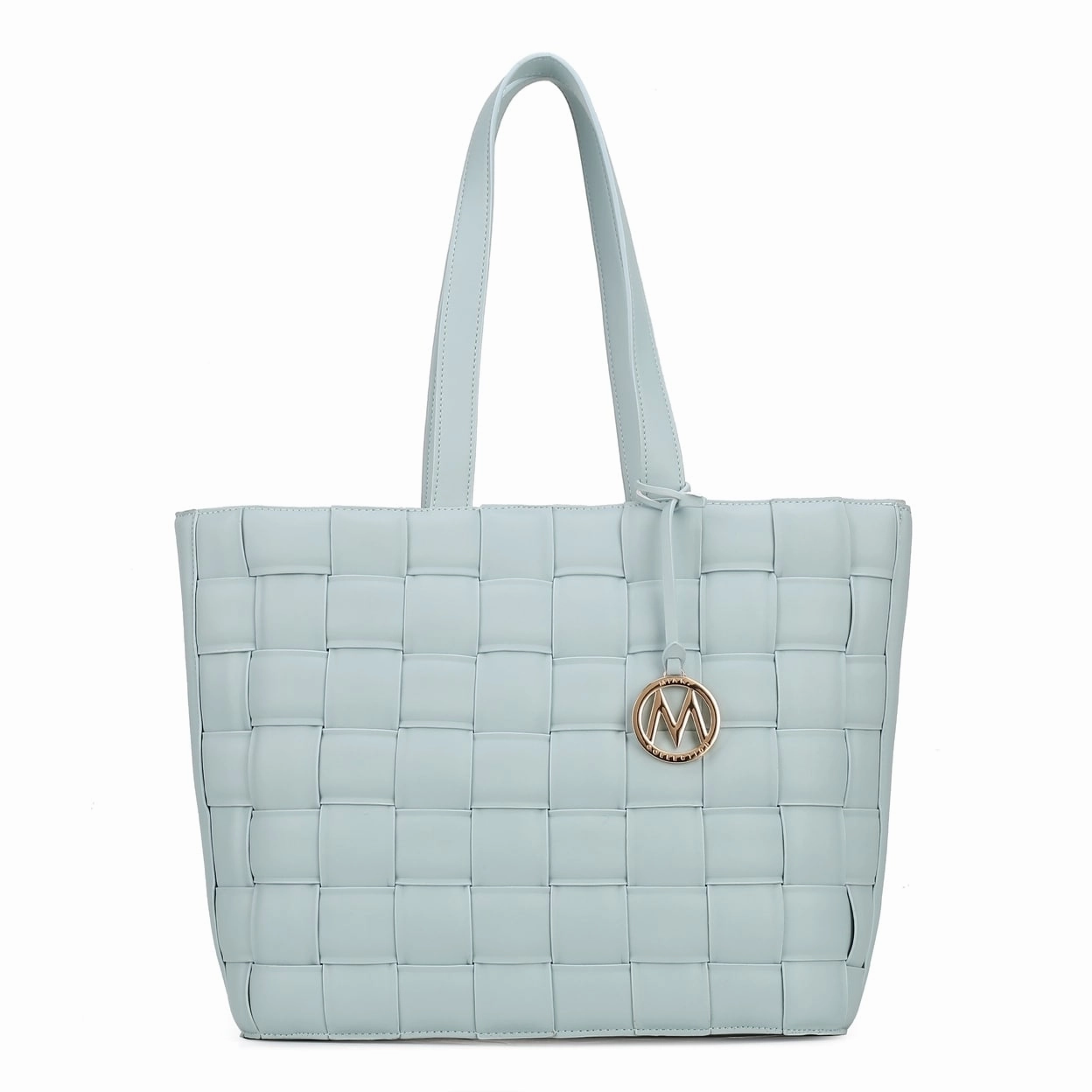 Mkfcollection Rowan Woven Tote Bag Vegan Leather Designer Handbag