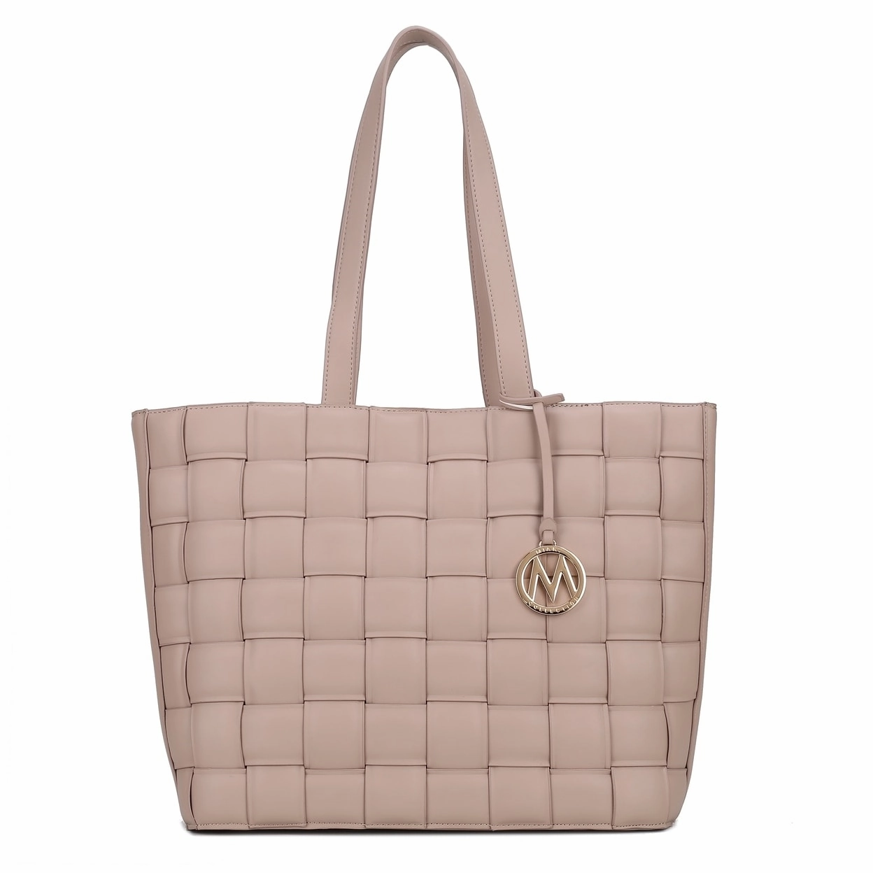 Mkfcollection Rowan Woven Tote Bag Vegan Leather Designer Handbag