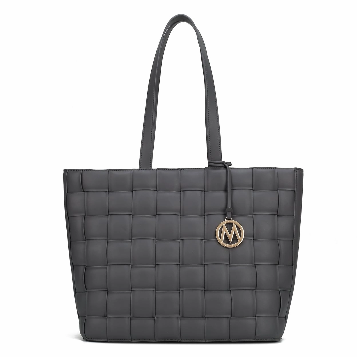 Mkfcollection Rowan Woven Tote Bag Vegan Leather Designer Handbag