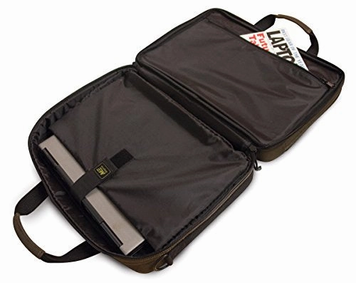 Mobile Edge Eco-Friendly Canvas 17" Macbook Briefcase, Laptop Case In Olive